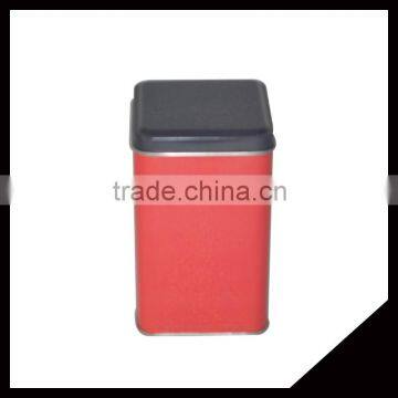 Rectangle Elegant And Small Metal Tin Box Tea Tin Box For Tea/Coffee Packaging