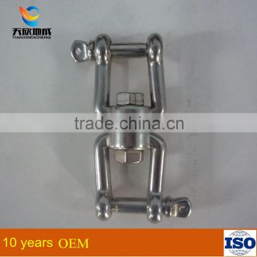 stainless steel double eyes adjustable snap shackle