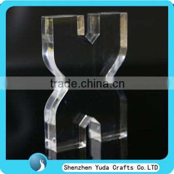 Laser cutting plastic acrylic stamp block supper thick English letter block