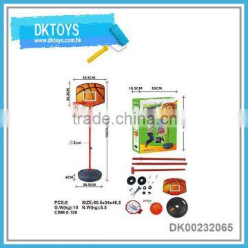 Vertical basketball toy set with iron material frame