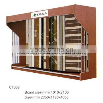 tsianfan sliding ceramic tiles display racks stands/floor tiles display rack/bathroom tiles display stand CT002