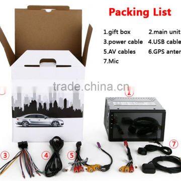 Double Din Car Stereo Android 5.1.1 Car PC GPS for 2 Din Universal 2DIN 3G Wifi BT SD Navigation Radio RDS Stereo System