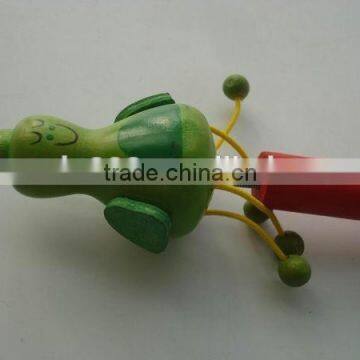 promotional fancy wooden puppet pen for student