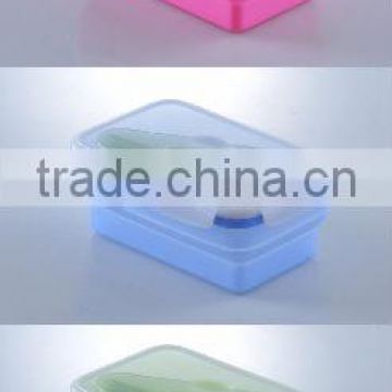 lock lip square silicone lunchbox