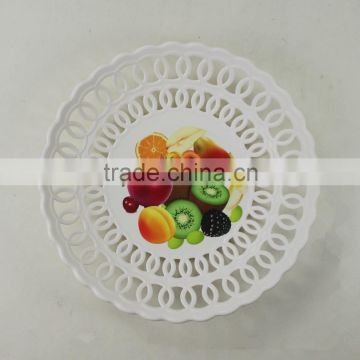 classical style candy color Explosion models sold hollow out fruit tray