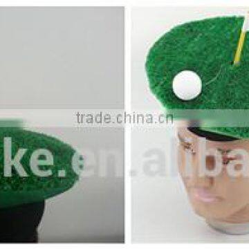 Golf Hole In One Fancy Dress Costume Grass Hat