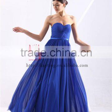 New Arrival Sexy Off Shoulder Fashion Royal Blue Bridesmaid Prom Dress 2015 photo-2