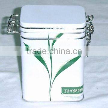 Rectangular Tea Tin, Tin Can,tin Box
