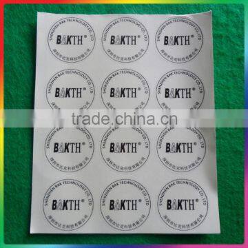 Round Clear PVC Label Sticker With Printing photo-2
