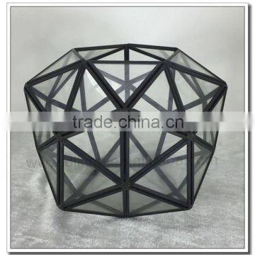 Teardrop& Octagonal& Dodecahedron& Icosahedron Small Beautiful Glass Geometric Terrarium - Geometric Terrarium Glass Handicraft photo-4