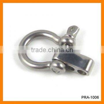 Adjustable d shape stainless steel shackle PRA-1006