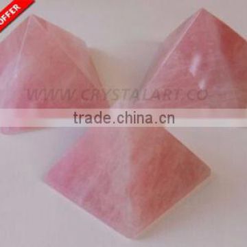 PINK ROSE QUARTZ BIG SIZE PYRAMID