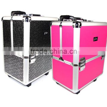 Professional Aluminium Beautician Makeup Trolley Beauty Box Vanity Case