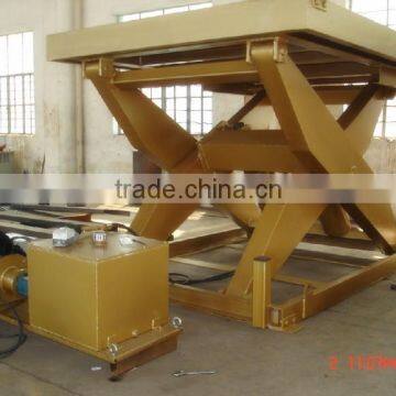 High standard scissor cargo adjustable stationary lift platfrom