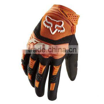 Colorful Sports Men's Gym Fox Dirtpaw Riding Racing Orange Motorcycle Gloves