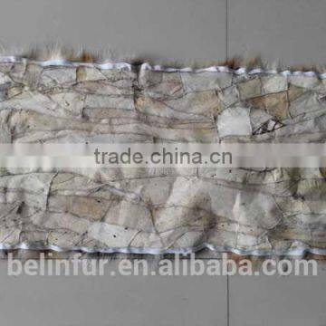 Gold supplier From China Fox Fur Blanket Luxury Real Fur Genuine Style