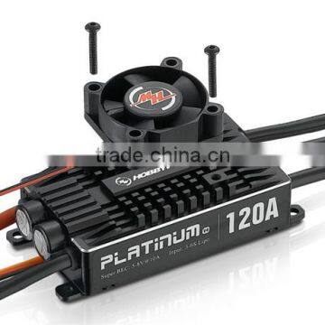 Hobbywing RC Aircraft System Platinum 120A V4 Brushless ESC Excellent Motor Speed Governing photo-5