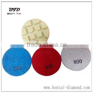 3" Dry Diamond Polishing Resin Pucks for Concrete Surface Preparation