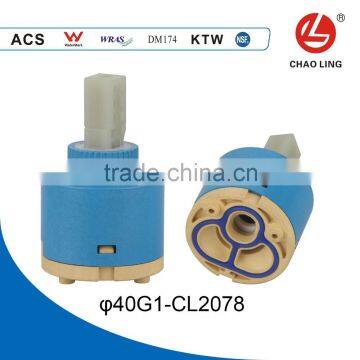 40mm plastic ceramic cartridge for faucet ceramic disc cartridge