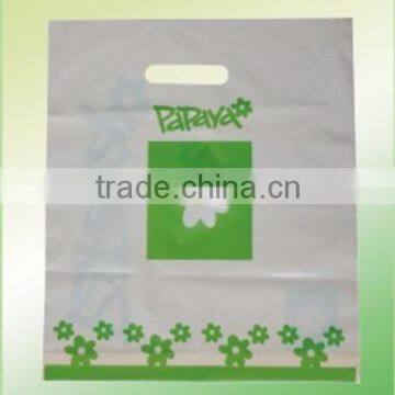 eco-friendly biodegradable die cut bag/best selling biodegradable die cut bag