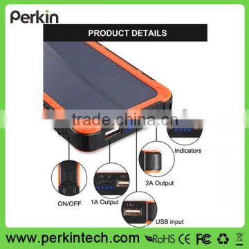 PS04 Fast charging 12000mah solar power banks portable power bank charger