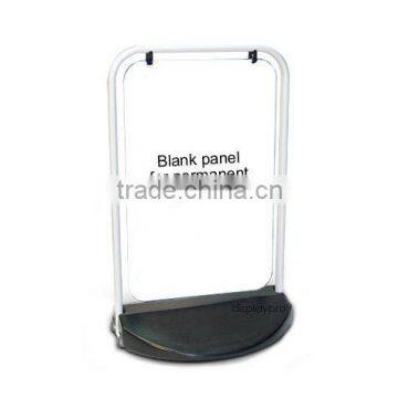 blank swinger acrylic sign stand