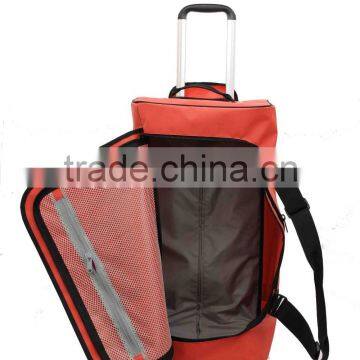 Custom Travel Waterproof 500D PVC Trolley Duffle Bag