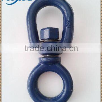 Anchor chain swivel in marine hardware, drop forged eye swivel