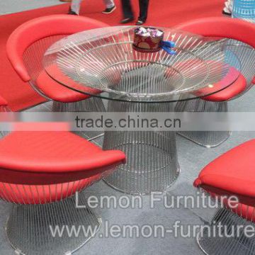 foshan reception stainless steel waiting chairs with soft cushion