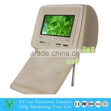 7 inch tft lcd dvd monitor ,universal car headrest monitor XY-7051DVD