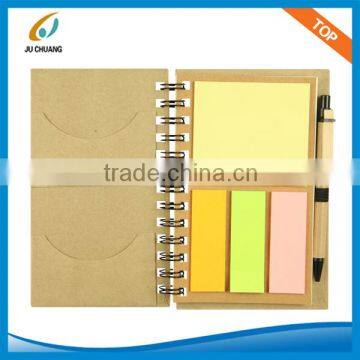 Cheap paper notebook with memo pad