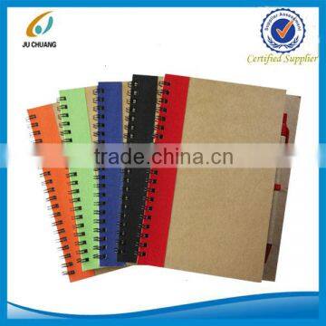 Kraft Paper Cover Notebook Good for School With Recycled Pen photo-4