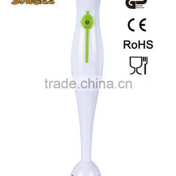 Hot sale plastic and stainless steel juicer hand blender
