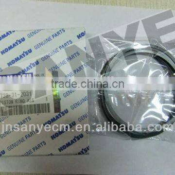 Piston Ring 6738-31-2030 6738-31-2031 for pc200-7 S6D102 engine