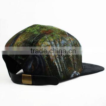 High Quality Animal 5 Panel Hat Embroidery 5 Panel Hat Wholesale photo-5
