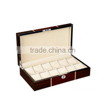 Wooden 12 Slot Wholesale Custom Luxury Watch Box, Beautiful Display Box