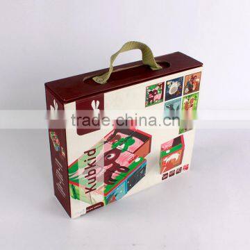 Custom Toy Folding Paper Gift Box With Handle photo-5
