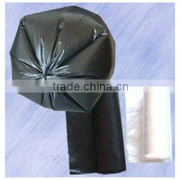 black HDPE plastic garbage bag on roll manufacturer plastic trash bag ldpe garbage bags