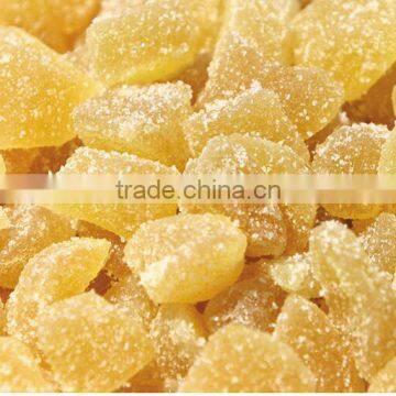 EU Standard Crystallized Ginger Slice/Chunk/Cube/Dice,Dried Ginger