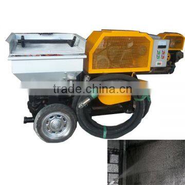 wall concrete spray plastering machine flush coater