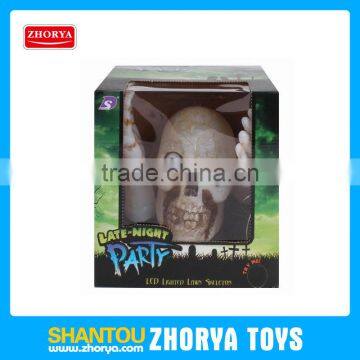 Zhorya Late-night party toy skull and hand LED effect scary skull toy and hand festival toy light skull and hand