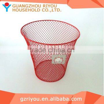 Recyclable Outdoor/indoor eco friendly wire mesh trash bin