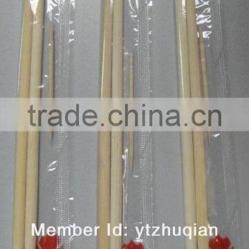 High quality paper wrapped disposable round bamboo chopstick food tool