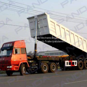 PANDA 40-50ton 3 Axles Tipper Dump Semi Trailer For Sale UAE