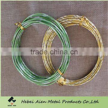 beautiful colored aluminum jewellery wire