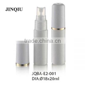 Peral white golden collar perfume bottle spray,20ml small spray bottle with pump,pressure spray bottle