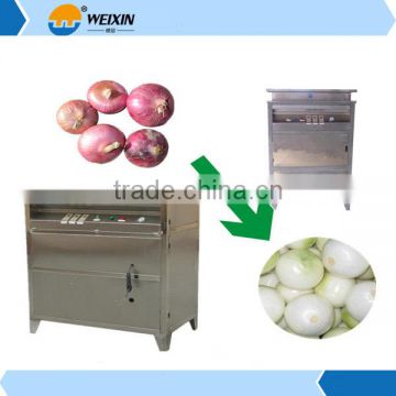 2017 Cheap Safety Large Capacity Fully-Automatic Onion Peeling Machine