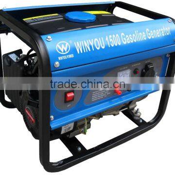 Hot! Portable Home Use Electric/Manual Start 1kw Gasoline Generator for sale