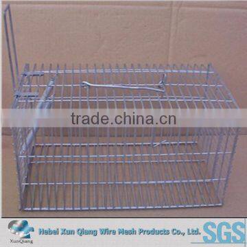 galvanized humane rat trap cage