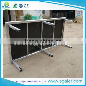 stage deck in aluminum/ easy assembling stage with 6 legs